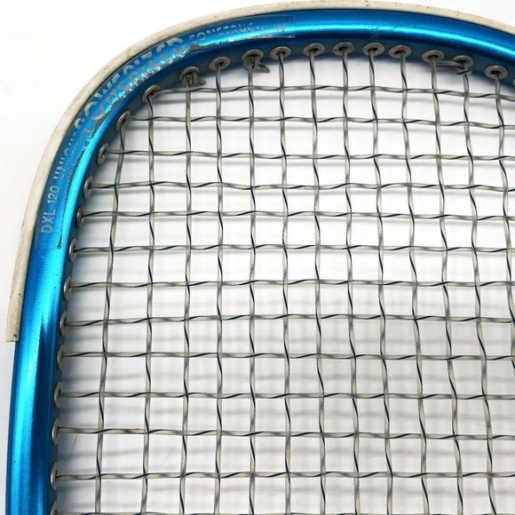 Vtg Dunill NARA DXL-120 Powerized Construction 19"x7.5" Blue Racquetball Racket - Picture 3 of 9